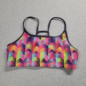Fabletics Multicolor Padded Sports Bra Women's‎ Size Small Gym Workout Wear